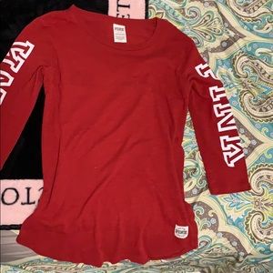 Red PINK VS 3/4 Sleeve shirt